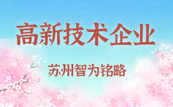 高新技术企业申报