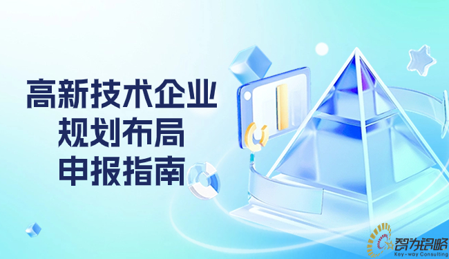 高新技术企业规划布局申报指南