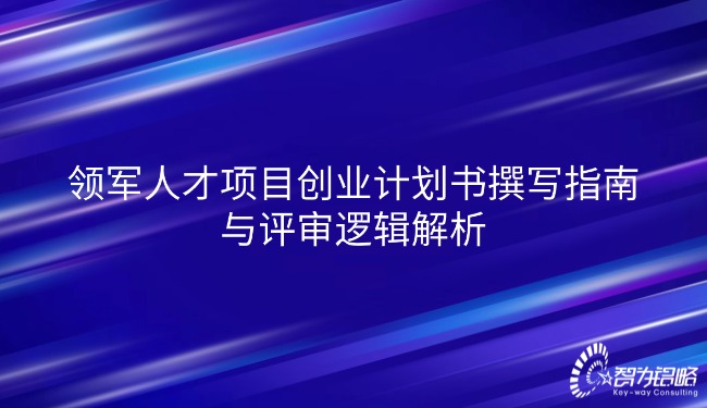 1764727034117277.jpg 领军人才项目创业计划书撰写指南与评审逻辑解析.jpg
